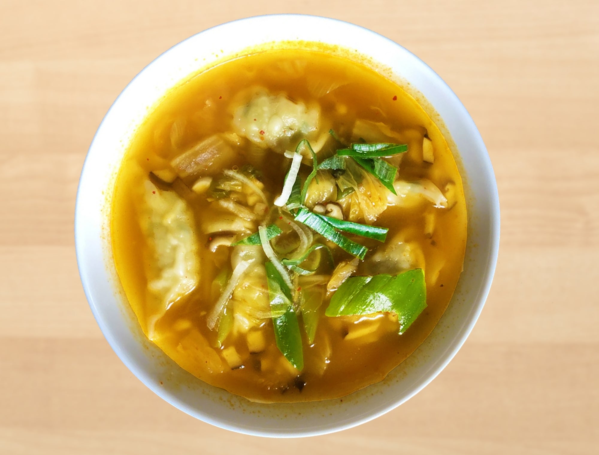キムチ餃子スープ